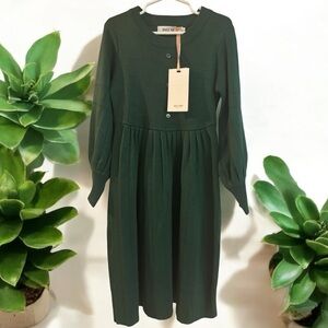 Grace Karin Green Sweater Dress NWT!